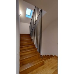 Balustrada metalica moderna; balustrada perdea; balustrada metalica