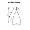 Gard tip jaluzea Caretta X121-2F