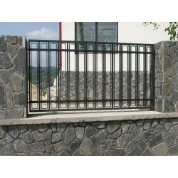 Gard metalic profile drepte
